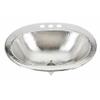 Sinkology BOD-0903BRN Dalton Drop-in Handcrafted Bathroom Sink, 20", Hammered Nickel view 1