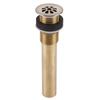 SinkSense 1.5" Grid Sink Drain in Nickel No Overflow view 1