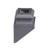 Satin Black 16.3.17 Angled Base Shoes for 9/16 inch Round Iron Balusters for Stair Remodel, Box of 10 view 1