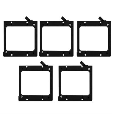 DATA COMM Electronics 60-0022-S 2-Gang Low Voltage Mounting Bracket, Black