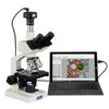 OMAX - M83EZ-C50U 40X-2500X Trinocular Digital Compound Microscope with 5 MP Digital Camera and Double Layer Mechanical Stage view 1