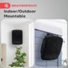 Pyle Outdoor Waterproof Wireless Bluetooth Speaker - 6.5 Inch Pair 2-Way Weatherproof Wall/Ceiling Mounted Dual Speakers w/Heavy Duty Grill, Universal Mount, Patio, Indoor Use PDWR64BTB (Black) view 4