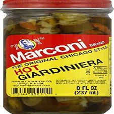 MARCONI GIARDINIERA HOT 8OZ CASE OF-12 by Marconi