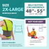 BraceAbility Work Back Brace - Removable Suspender Shoulder Straps for Heavy Lifting Safety - Industrial Lower Back Pain Protection Belt for Men and Women in Construction, Mover, Warehouse Jobs (2XL) view 2
