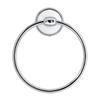 MODONA Circle Towel Ring - White Porcelain & Chrome - Arora Series - 5 Year Warrantee view 2