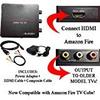 HDMI to 3RCA Composite AV Converter for use with Amazon Fire TV Cube and Fire TV Media Player view 1