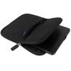 Lacdo Shockproof External CD DVD Hard Drive Sleeve Storage Pouch Bag for Burner Player Writer Blu-Ray BlueFire/Asus/LG/Dell/Asus/Pioneer/HP/VersionTech Neoprene Portable Protective Carrying Case,Black view 3