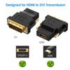 Rankie DVI to HDMI Adapter, 2-Pack Gold-Plated 1080P Male to Female Converter (Black) view 2