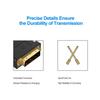 Rankie DVI to HDMI Adapter, 2-Pack Gold-Plated 1080P Male to Female Converter (Black) view 4
