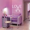 Hair Stylist Salon Wall Quotes Love What You Do Office Wall Decoration Decal (X-Large,Black) view 1