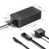 65W Surface Pro Laptop Charger for Microsoft Surface Pro 10/9/8/7/6/5/4/3/X, Windows Surface Laptop 6/5/4/3/2/1, Surface Book 3/2/1, Microsoft Surface Go 3/2/1, Surface Charger Supports 44W 36W view 4