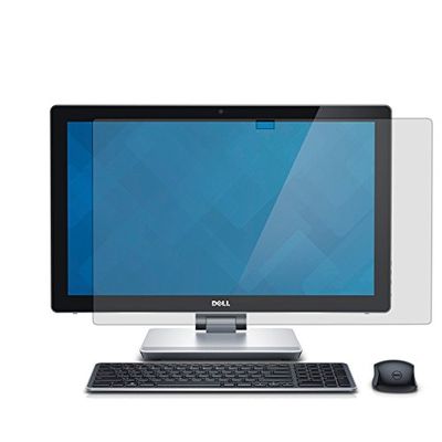 PcProfessional Screen Protector (Set of 2) for Dell Inspiron 2350 23.8-inch FHD 1080P Touchscreen AIO Computer [2015 Model] All-in-One Touchscreen Desktop High Clarity Anti Scratch filter radiation+ high quality microfiber cloth
