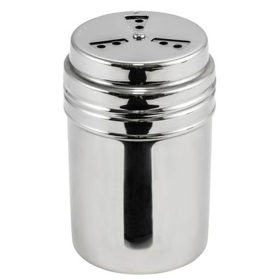 Winco 8 oz Clear Adjustable Stainless Steel Dredge