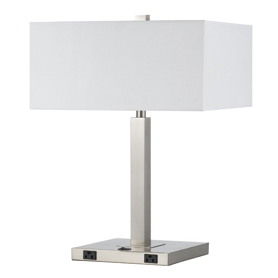 60W Metal N/S LAMP with Two OUTLETS
