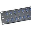 Gruber DB9 Feedthru Panel, Loaded, 32 Port, 2U, Male/Female view 3
