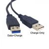 chenyang USB 3.0 Female to Dual USB Male Extra Power Data Y Extension Cable for 2.5" Mobile Hard Disk view 3