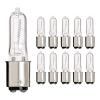 KOR (Pack of 10 Q75CL/DC 75-Watt Halogen JD Type T4 Light Bulbs view 1