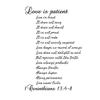 Love is Patient Love is Kind Bible Quote Wall Decal-Vinyl Religious Art view 3