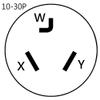 Parkworld 885361 Welding Adapter Cord Dryer 10-30P 30A to Welder 6-50R, 50A, 250V (1 FT) view 3
