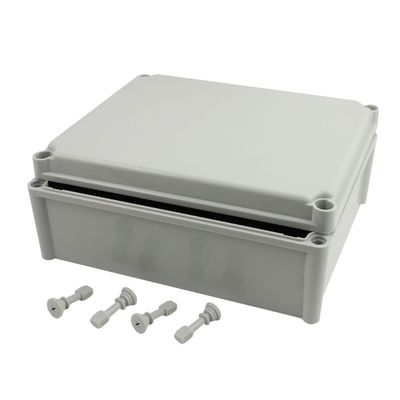 uxcell 340mmx280mmx130mm Dustproof IP65 Junction Box DIY Terminal Connecting Box Gray