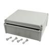 uxcell 340mmx280mmx130mm Dustproof IP65 Junction Box DIY Terminal Connecting Box Gray view 1