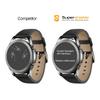 Supershieldz (2 Pack) Designed for Huawei Watch 2 Sport Tempered Glass Screen Protector, (Full Screen Coverage), Anti Scratch, Bubble Free view 2