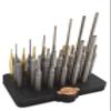 Grace USA 27pc Gunsmith Steel & Brass Roll Pin Spring Punch Set with Bench Block - GRSBRP27SBB, Multi view 1