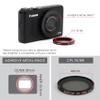Kamerar MagFilter 44mm Circular Polarizer Filter (CPL) with Carrier Bag for Compact Camera, Sony RX 100 IV, V VI, VII, Canon Canon G5X Mark I II G7X Mark I II III G9X, Nikon, and Panasonic view 4