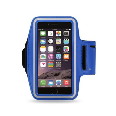 Reiko Sport Armband Case Universal Device for iPhone 6 4.7INCH, iPhone 6S 4.7inch - Retail Packaging - Navy
