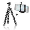 JULED ZJ9389383 Best Flexible Tripod for Cell iPhone & Small Camera Lightweight Mini Tripods, Bendable Compact Simple to Mount Easy to Use Adjustable Adapter, Create Better Selfies & Videos Now! view 1