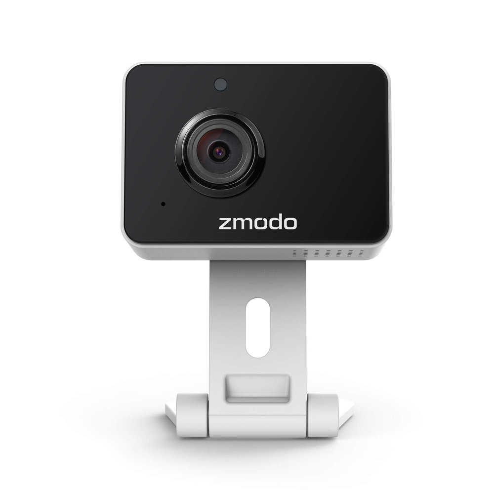 Zmodo Mini Pro, 1080P Plug-in WiFi Security Camera, Indoor Smart Camera with AI Motion Detection, Pet Nanny Cam, Night Vision, 2-Way Audio, Phone App, Works with Alexa & Google Assistant.