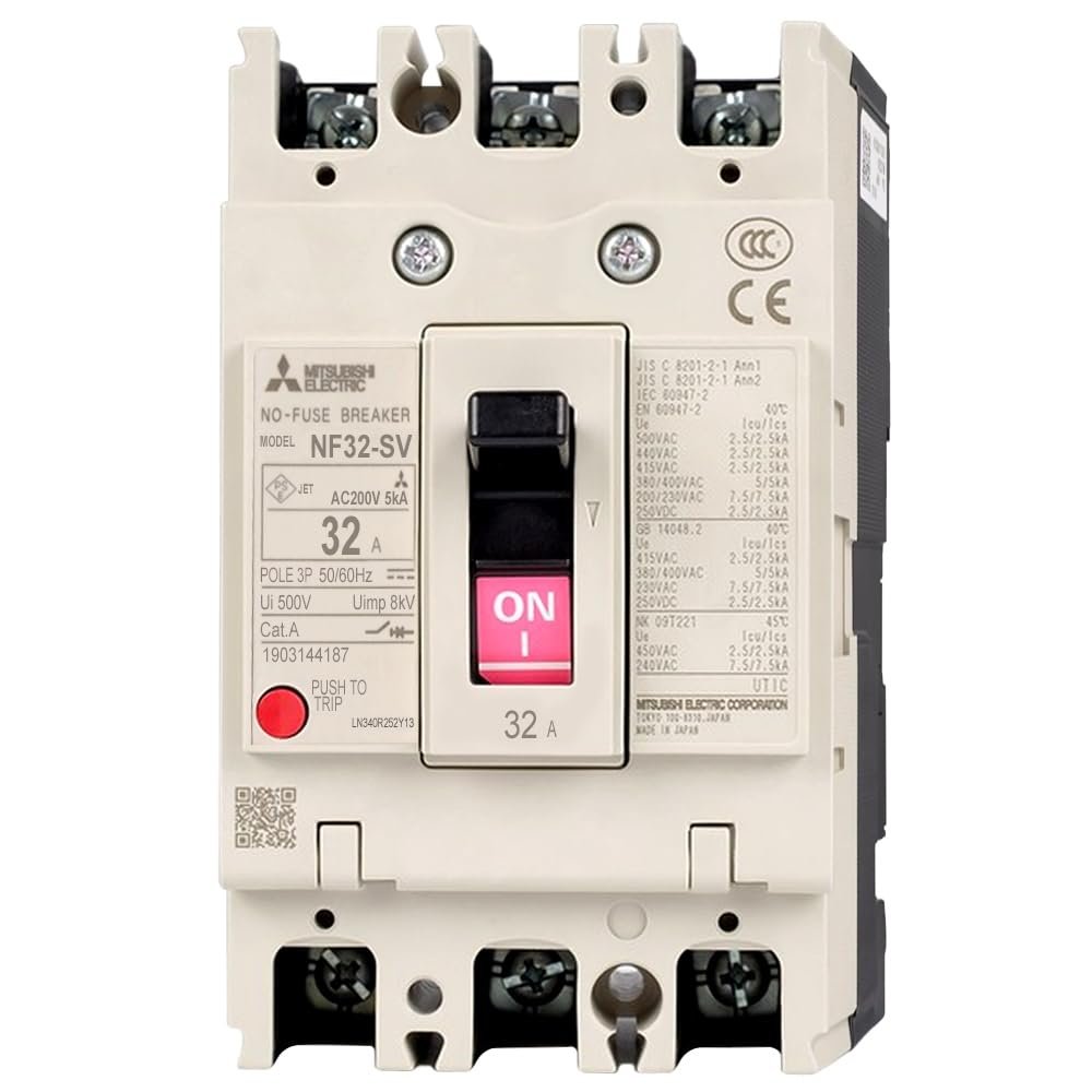 MITSUBISHI ELECTRIC NF32-SV 3P 30A Circuit Breakers(3 Pole)(Rated Current 30A) NN