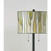 HOMEGLAM Barossa Modern Tiffany Floor Lamp, Tiffany Lamp, Floor Lamp - Green view 3