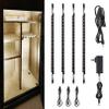 TORCHSTAR 4pcs 12 Inch LED Safe Lighting Kit, Rocker Switch, 3000K view 1