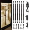 TORCHSTAR 6pcs 12 Inch LED Safe Lighting Kit, Rocker Switch, 3000K view 1