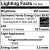Satco S28547-7.5 Watt; BR30 LED; 3500K; Medium Base; 120 Volt (6 Pack) view 3