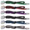Digital Restock - 6 Home Theater Speaker Cables for Sony Samsung Etc / 4.2mm Connectors/Includes Tool-Free Wire Crimp Splices. view 2