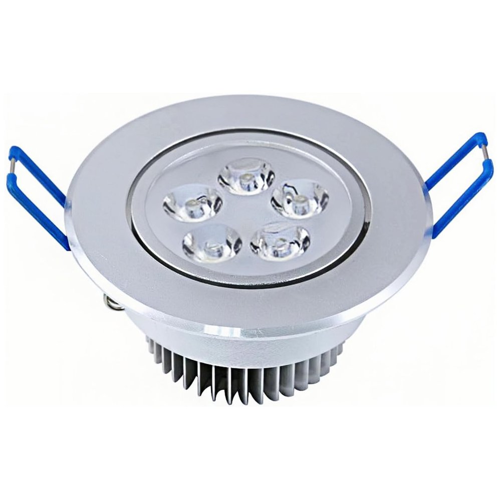MODOAO 5W LED Ceiling Light Downlight with LED Driver,AC85-265V,5500K,Not Dimmable,Retrofit LED Recessed Lighting Fixture,Cool White Spotlight Lamp