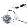 MODOAO 5W LED Ceiling Light Downlight with LED Driver,AC85-265V,5500K,Not Dimmable,Retrofit LED Recessed Lighting Fixture,Cool White Spotlight Lamp view 4